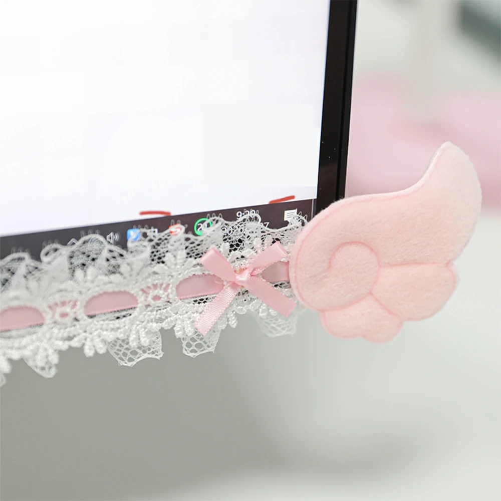 Bow Lace Monitor Decorative Stickers