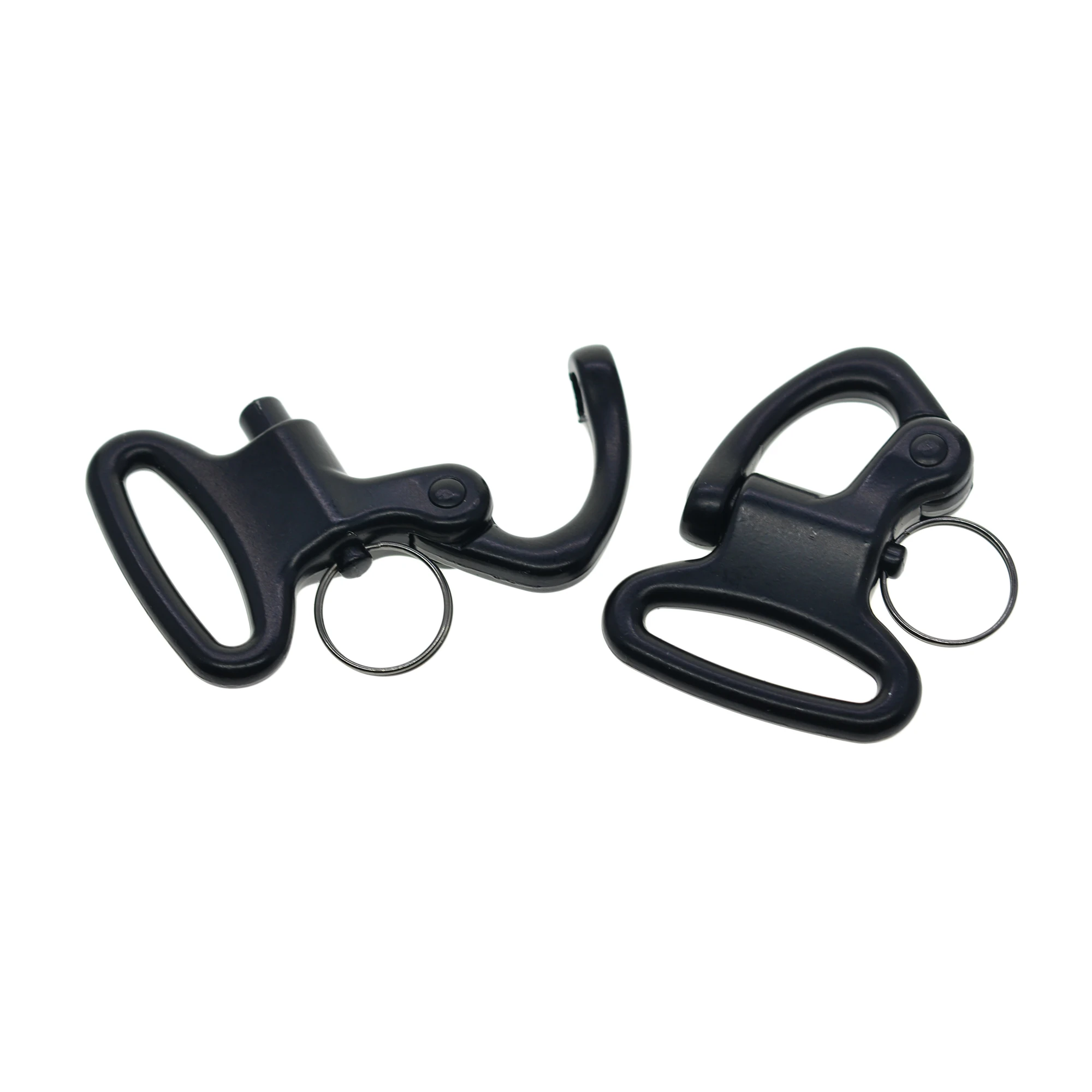 Black solid metal sweden nautical snap pull lock bird eagle carabiner hook shackle connector craft DIY Keychains keyring FOB
