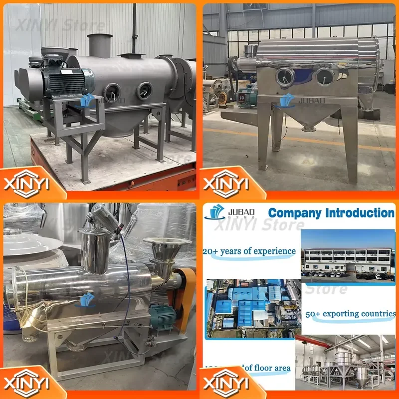 Centrifugal Airflow Vibrating Sifting Machine Air Separator Screener for Wheat Flour Powder