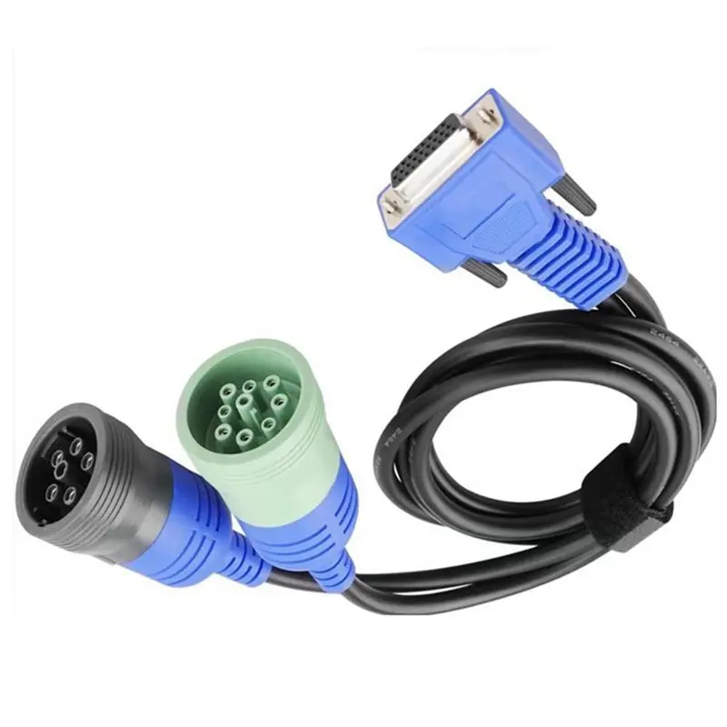 3X Truck Y Type Cable PN 493148 6Pin + 9Pin Deutsch Adapter For Nexiq USB Link Truck Fault Detector Tool