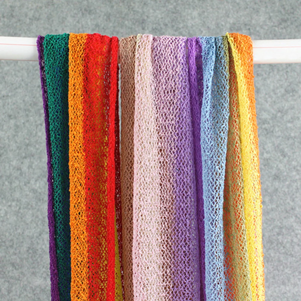 

Infant Rainbow Swaddle Blanket Premium Cotton Soft Comfortable Baby Bath Cloth Sleeping Wrap Blanket Photography
