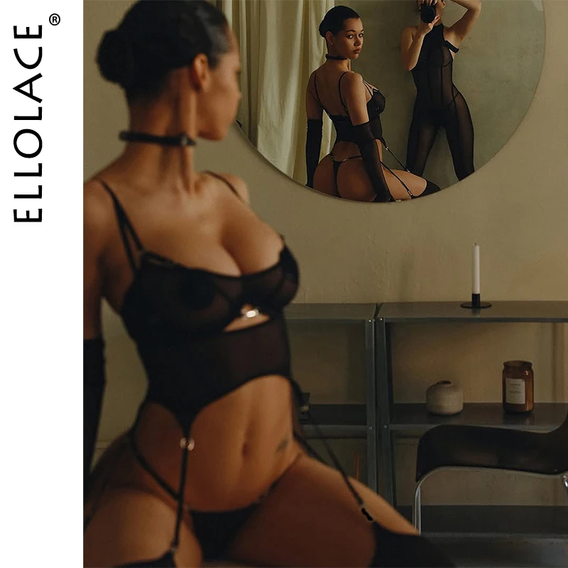 

Ellolace Sensual Sexy Female Lingerie Porno See Through Women's Ethical Underwear Sissy Dance Girls' Clubwear Call Of The Night