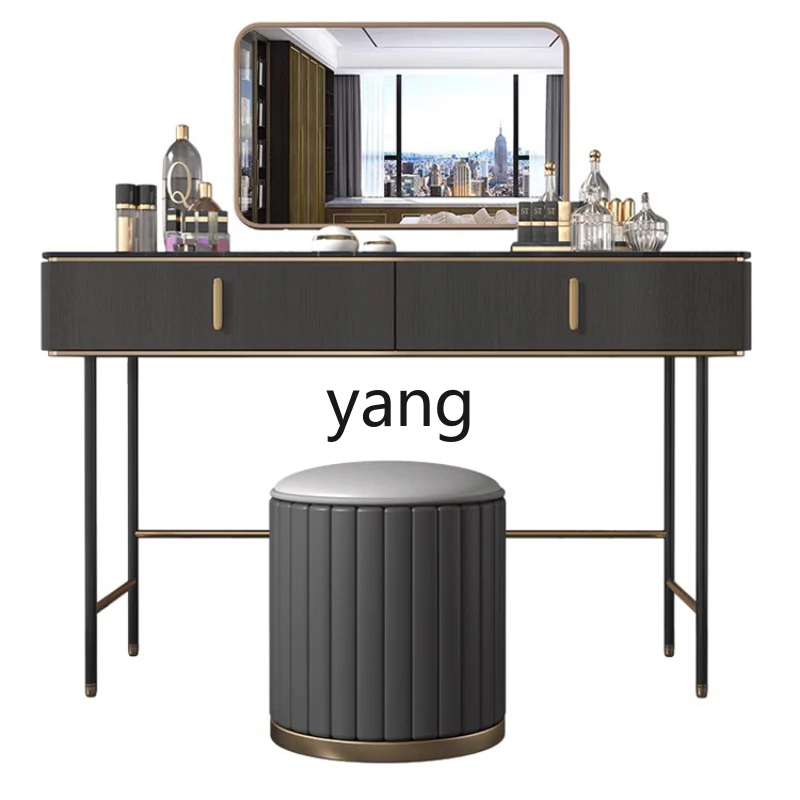 

L'm'm Internet Celebrity Ins Style Minimalist Makeup Table Modern Minimalist Small Apartment Marble Dresser