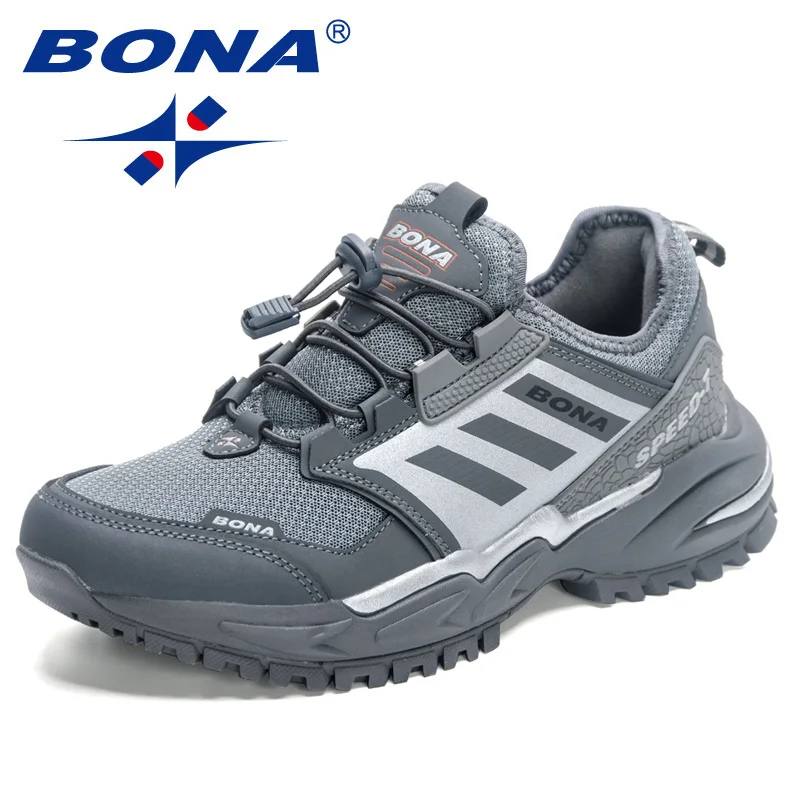 BONA 2023 New Designers Jogging Sneaker Man Classic Walking Footwear Popular Running Shoes Men Fashion Outdoor Sports Mansculin