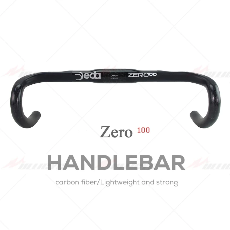 Carbon Fiber Road Bike Handlebar Cycling Drop Bar Bicycle Parts Black Gloss and Matt Zero 100 UD 31.8*420/440mm