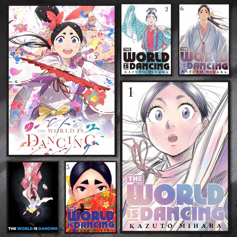 THE WORLD IS DANCING Anime Poster HD Quality Wall Art Retro Posters For Home Room Wall Decor Kawaii Room Decor