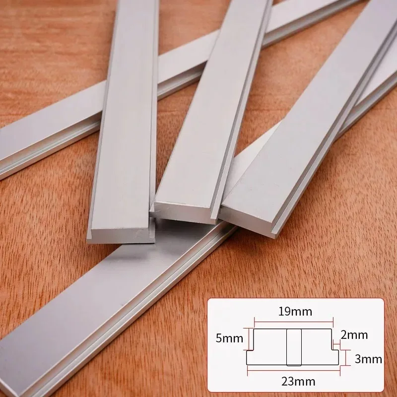 30 Type Slider Aluminum Alloy Sliding Groove Guide Rail Wear-resistant No Drilling Saw Table Slider Woodworking Machinery Parts