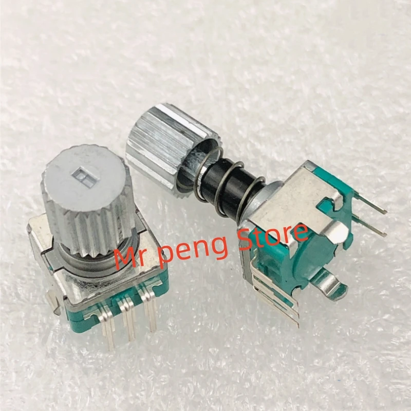 2pcs for ALPS car CD knob encoder 30 Position 15 pulse switch potentiometer volume key EC11E152U402