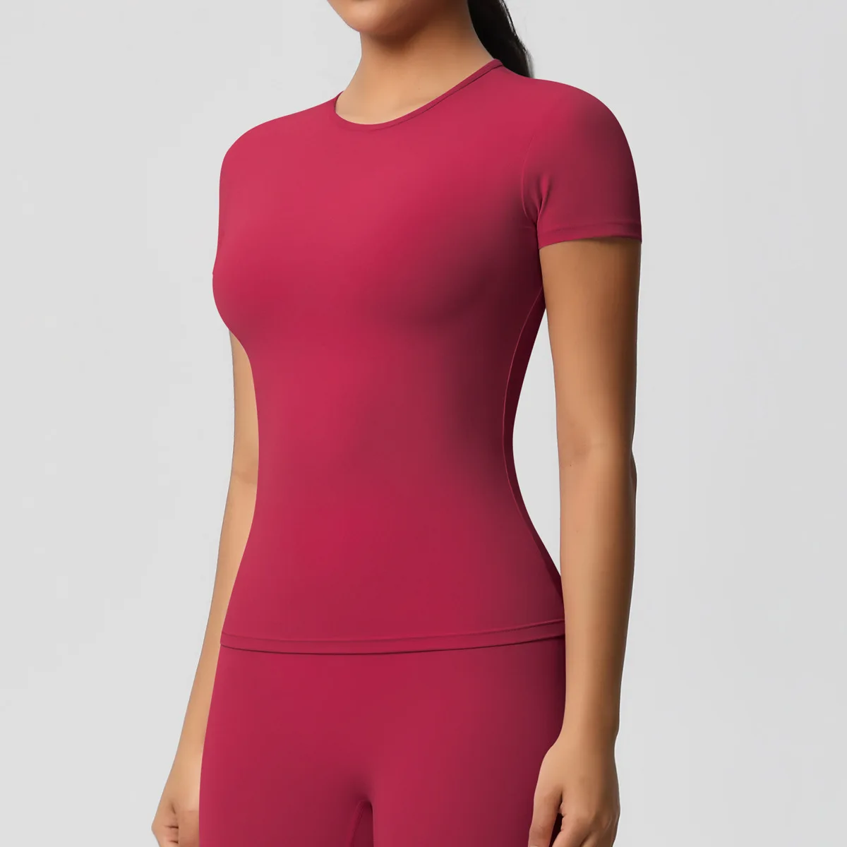 Short Sleeve for Women Yoga Top Sport T Shirts Fitness Clothes Yoga Shirt Gym Top Running Active Wear Gym Clothing Femme Tops