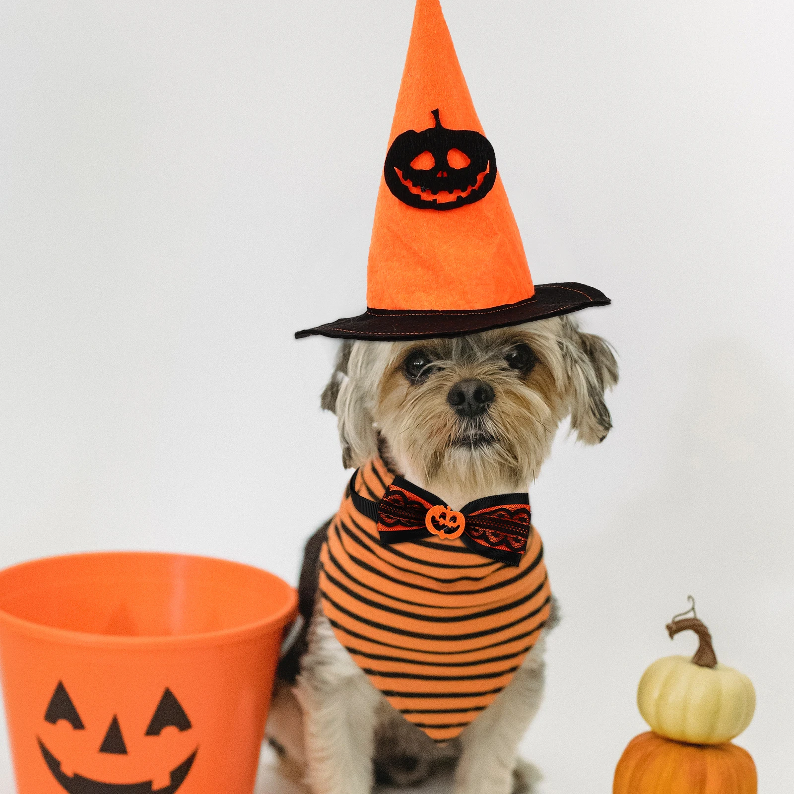 

Funny Dog Costumes Pet Dress up Elastic Hat Medium and Small Dogs Non-woven Fabric Headdress