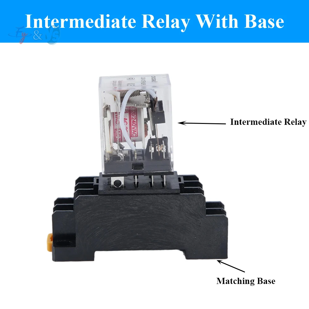 10A 12V-380V AC DC Relay Socket 8/11/14PIN PYF08A PTF08A Base Holder For LY2NJ HH62P Intermediate Relay Accessories