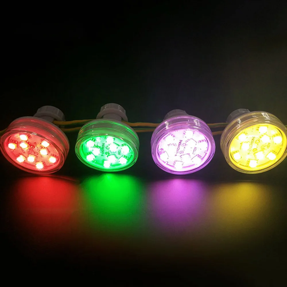 45mm 9pcs 5050 leds automatic control amusement park rides led pixel light 24v AC