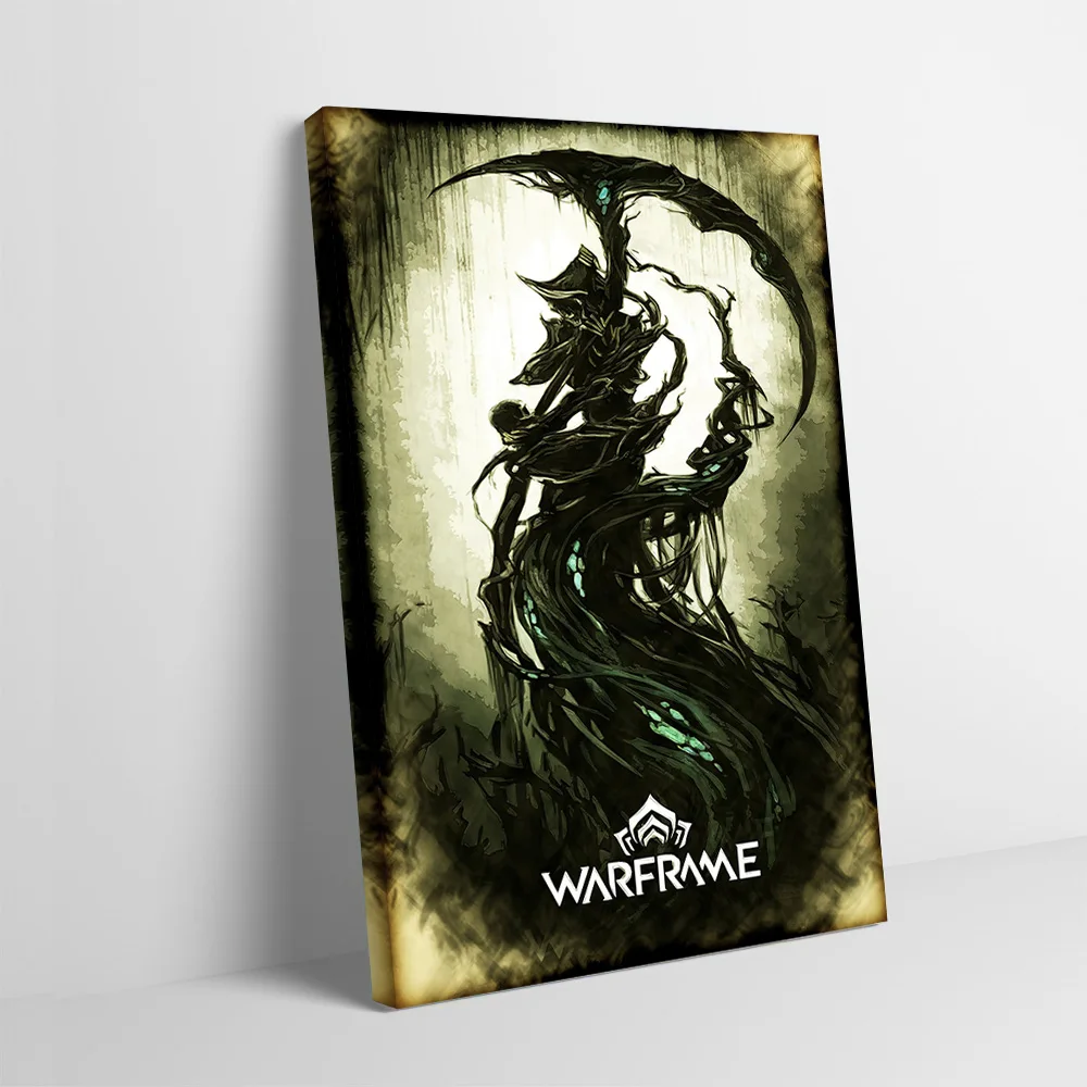 Póster de Warframe, pintura en lienzo impresa personalizable para imágenes, decoración artística de pared, decoraciones para el hogar, artes estéticas para decoración de habitación