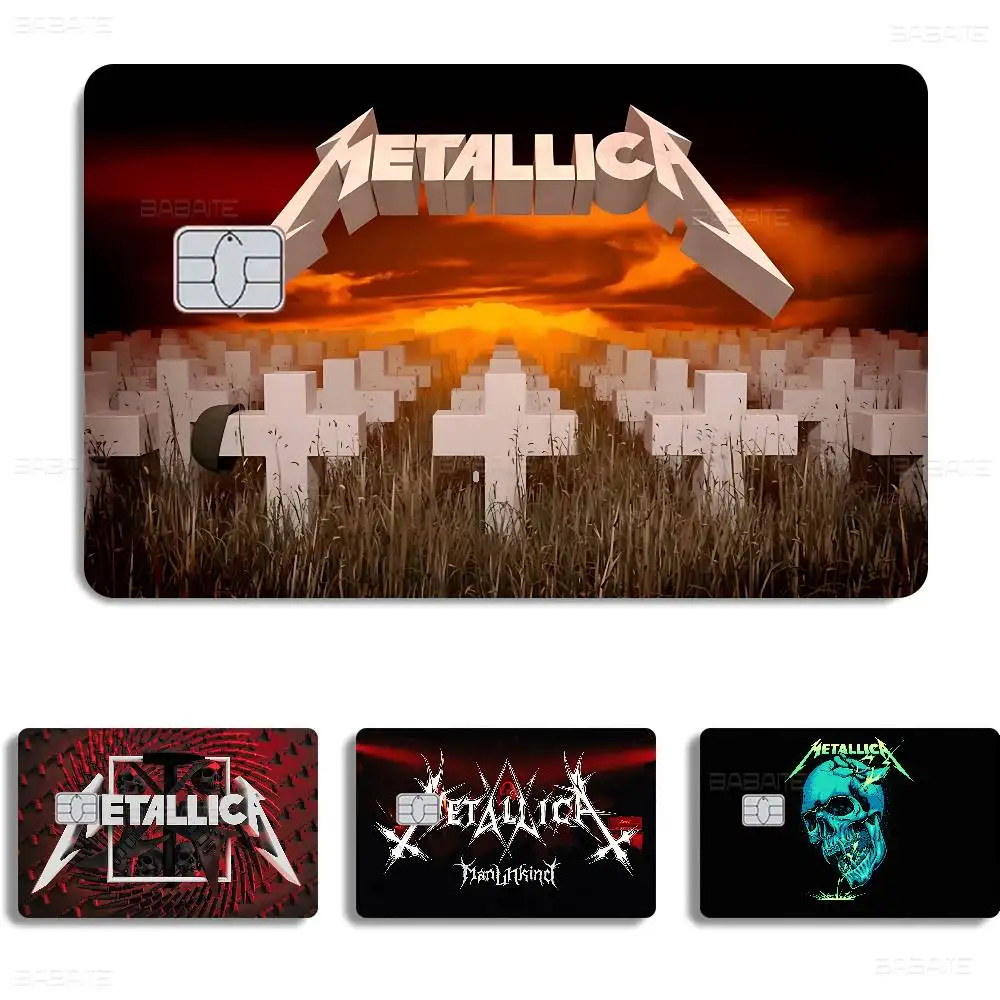 Classic Heavy Band M-Metallica 100% Hot Sale Amine Credit Debit Bank Card Bus Card Film Skin Sticker