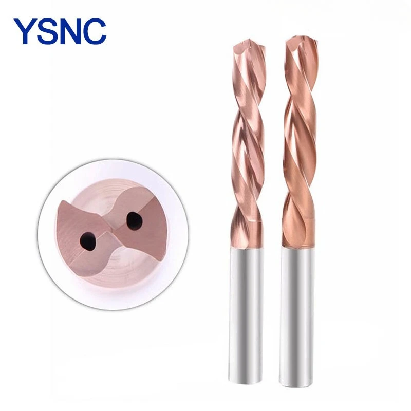 

Carbide Drill Coated Internal Coolant 3xD 5xD 3-16 Efficient CNC Drilling Tool Through Hole Parallel Shank Metal Tungsten Steel