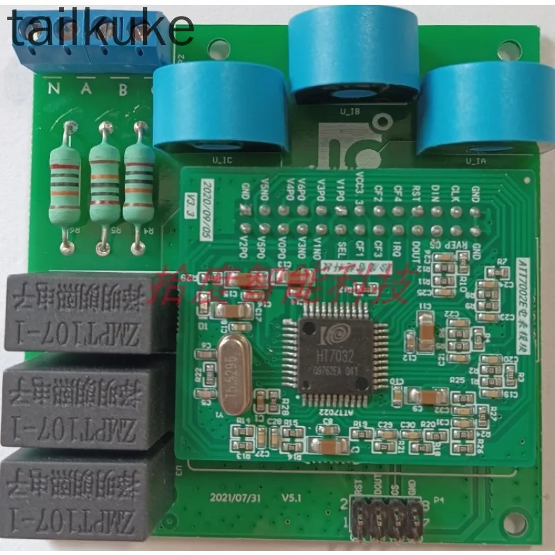 Three-phase Electricity Meter Module HT7032 AC Multi-function Energy Measurement