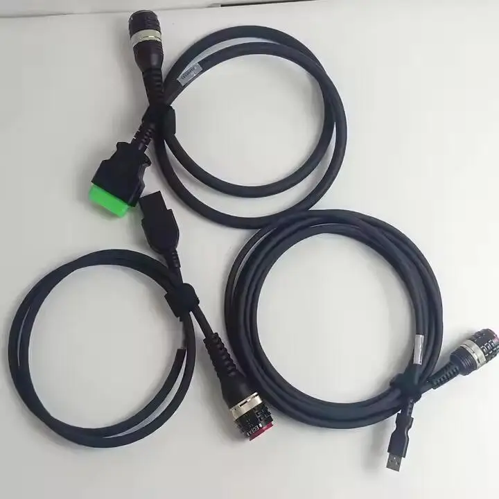 

16 Pin OBD+USB+8 Pin Transfer Cables for Vocom 88890300 Vocom II for Renault/UD for mack Excavator Construction Truck Scanner