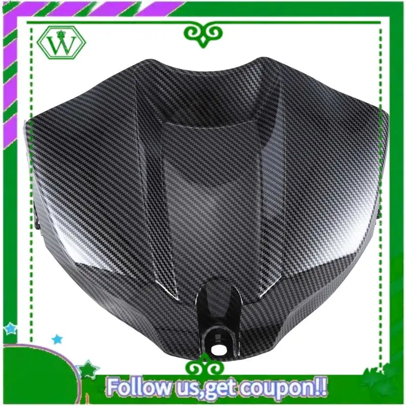 

AC34-1 Piece Motorcycle Gas Tank Front Cover Air Box Guard Fairing Cowl Carbon Fiber Pattern ABS For YZF R1 2009-2014