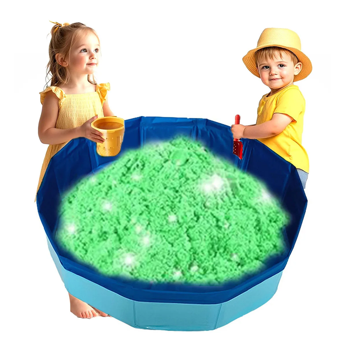 

Kids Sandbox Toys, Sand Castle Building Sand Molds Beach Toys Summer Outdoor Toys Sand Table Sensory Toys for Children Boys Girl