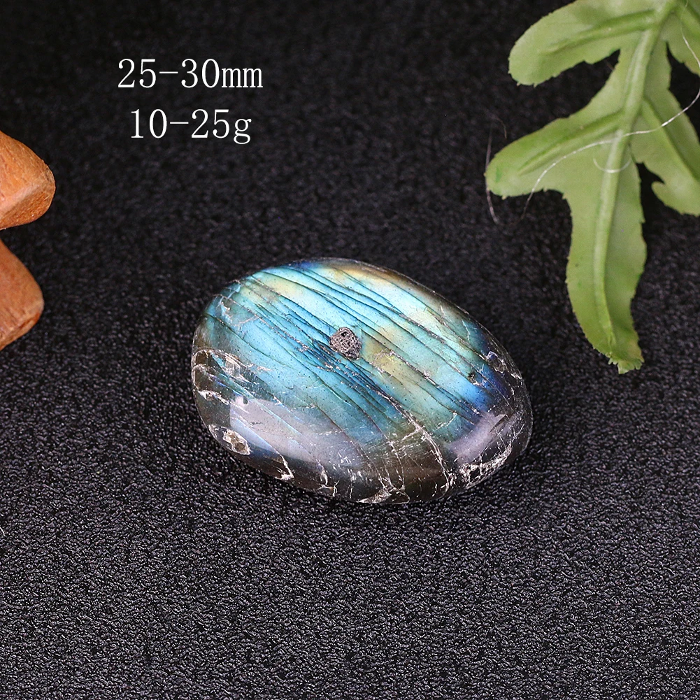 2,5-3cm unregelmäßig Labradorit Perle natürlichen Mondstein Kristall Heilung Meditation Fengshui Brief besch werer Schmuck Zubehör – Detail 3