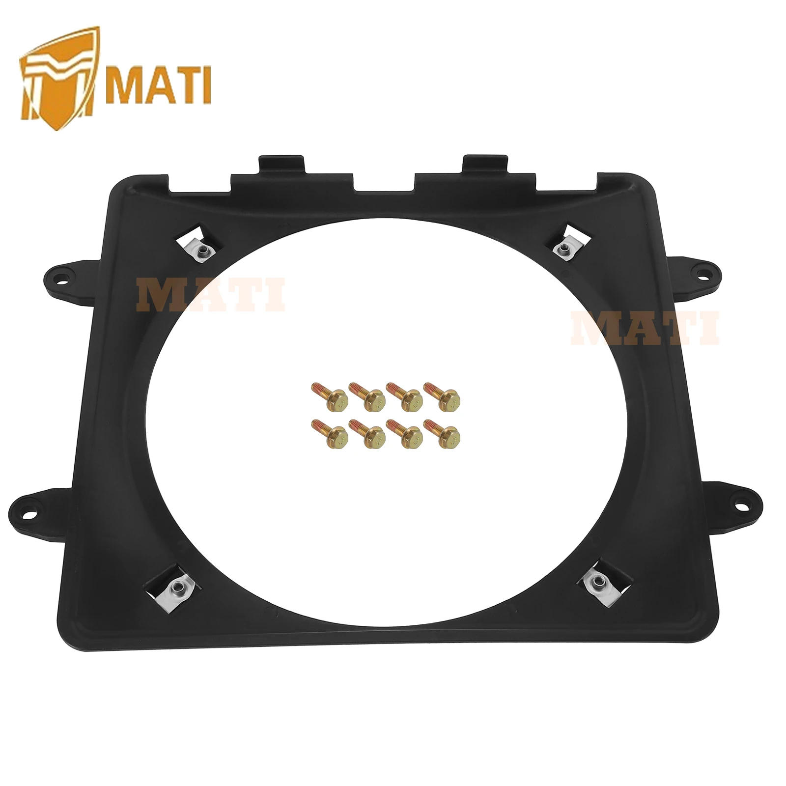 M MATI 5437845 5434853 Engine Cooling Fan Shroud for Polaris RZR 800 570 Sportsman 700 800 ACE 325 570 900 2016 Warranty 1 year