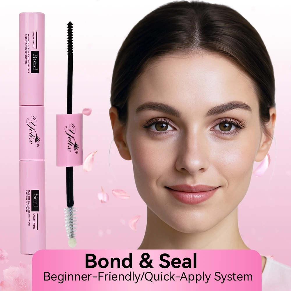 イエリックス DIY まつげエクステキット 30D 60D 80D 100D クラスタまつげ ボンド＆シール メイクアップツール まつげ接着用 ピンセット付き