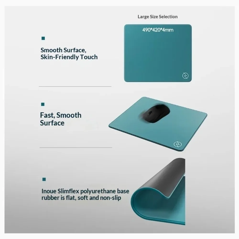 Zpmax ZP1 Speed type Mouse Pad SlimFlex Base Edge Stitch Skin-friendly Anti-Slip Control E-Sports FPS Gaming Accessories Gifts