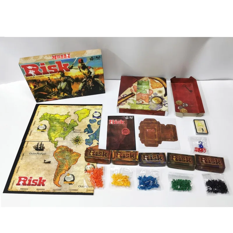 Classic French RISK Board Game for Interactive Card Game Enthusiasts