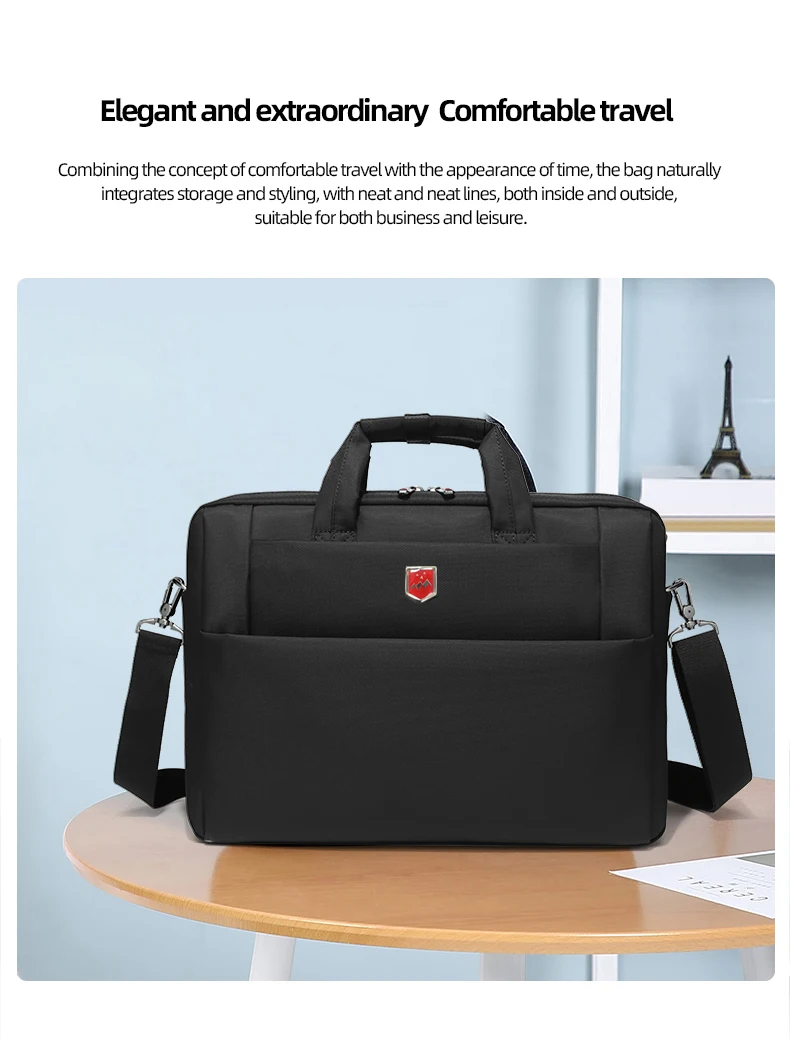 Waterproof Business Laptop Briefcase men Computers Handbags for Men Large Capacity Casual Travel Messenger Single Shoulder Bag
