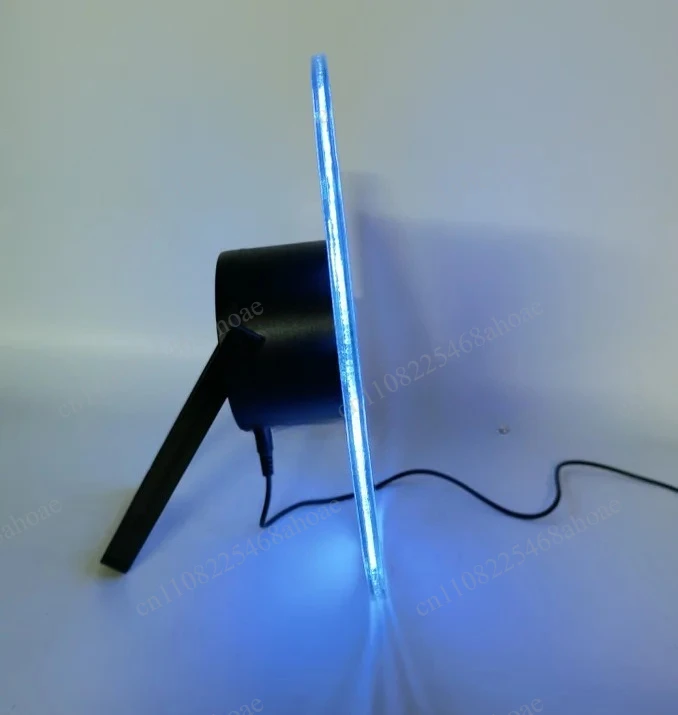 12 Inch Blue Plasma Plate Light Electro Storm Disc Touch Sensitive Magic Plasma Lighting Decor Lamp
