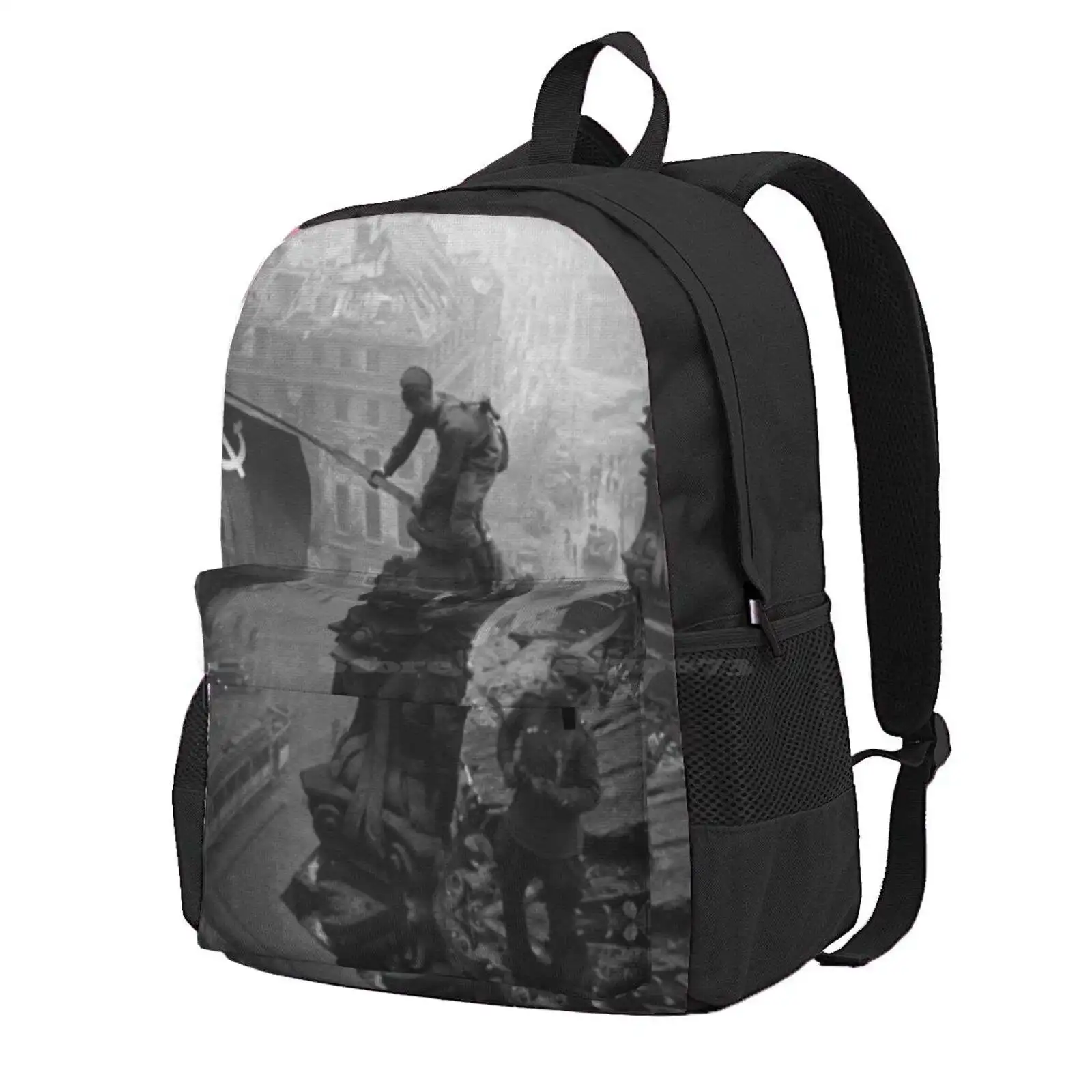 Capture Of The Reichstag Hot Sale Schoolbag Backpack Fashion Bags Soviet Propaganda Communism Tv Show Comrades