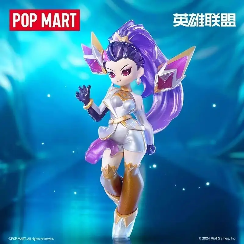K/DA All Out Series Girl Group Model-Akali Ahri Evelynn Seraphine Kaisa Blind Box Коллекционное Украшение Для Стола Подарок У...