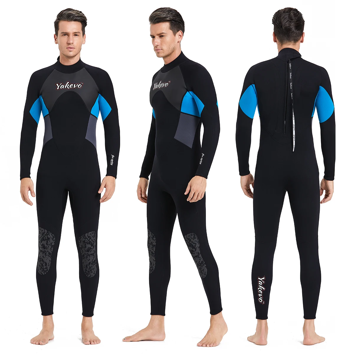 

STLF Men Neoprene Swimming Surfing Diving Wetsuit Neoprene Top Back Zipper
