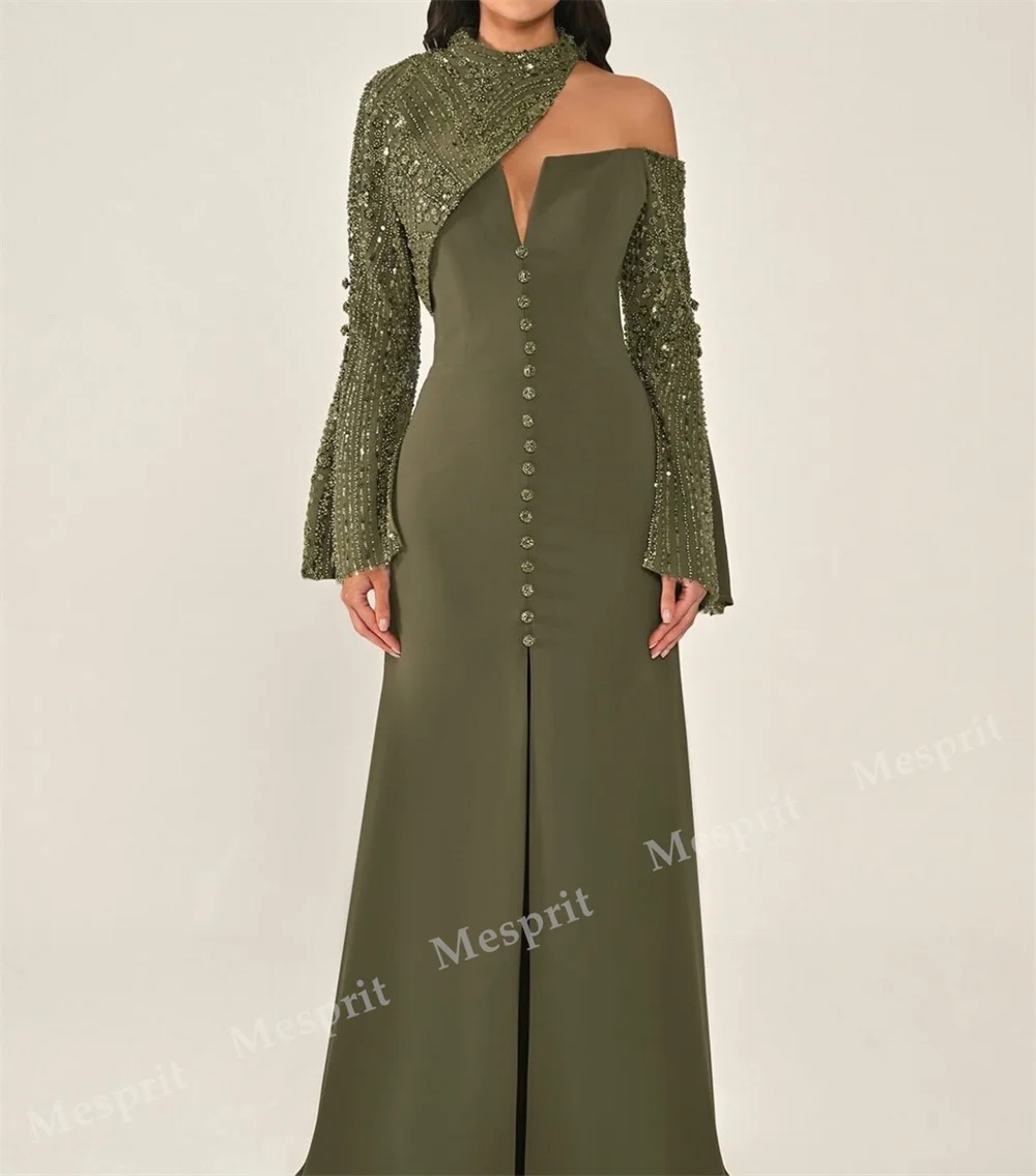 Customized High Quality Sparkle Evening Dress Sequined A-line Long Dresses Modern Style Party Gown Exquisite image 6