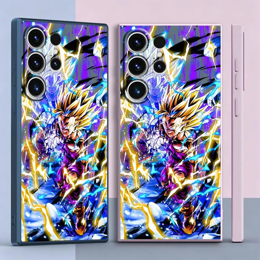 Phone Cover Case for Samsung Galaxy S26 S25 Edge S22 S24 Ultra Note 20 10 Ultra S21 Plus S23 S20 FE D-Dragons Goku Gohan