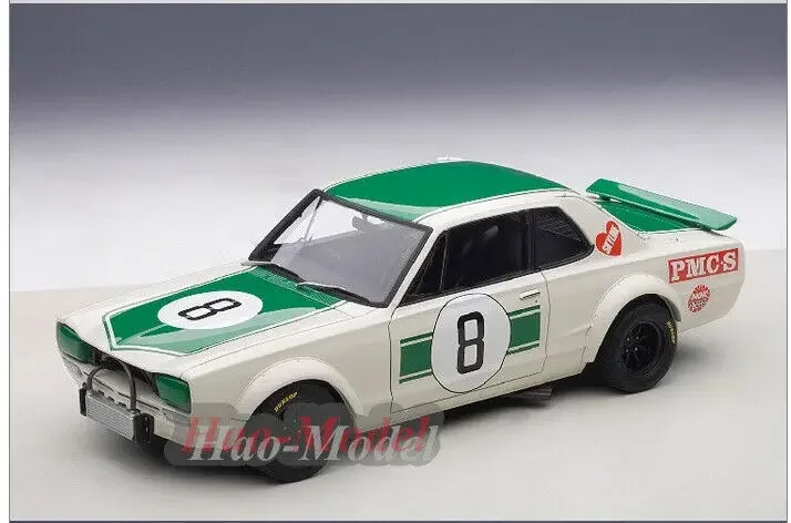 AUTOart 1:18 لنيسان GTR KPGC10 1971 # 06 سبيكة دييكاست نموذج سيارة محاكاة لعب الأولاد هدايا عيد ميلاد هواية عرض الحلي