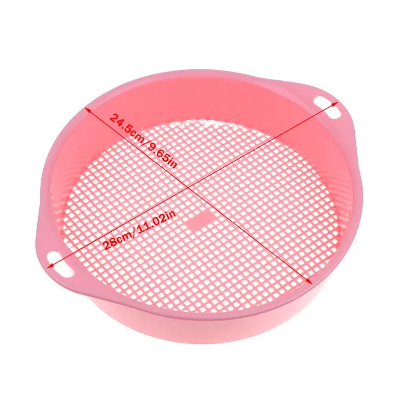 Screen Filter Compost Home Gardening Filter Soil And Stone Tool Garden Square Hole Soil Sieve Sifter Round Sifting Strainer Sand