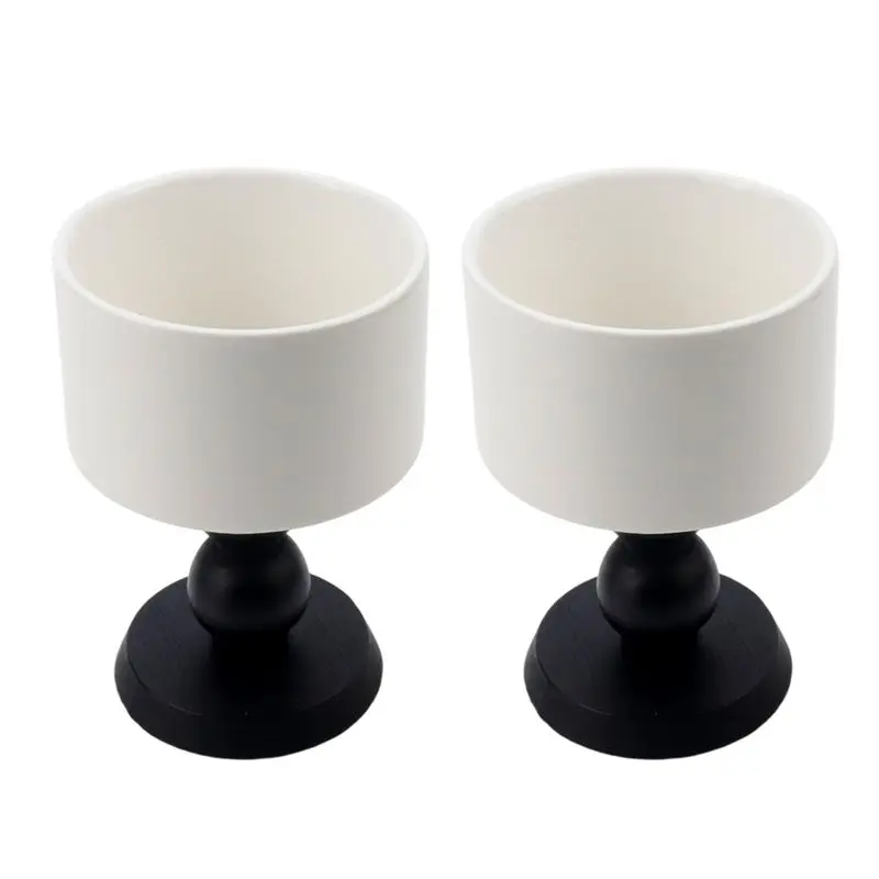 M12K- Dessert Bowls Retro Goblet French Ice Cream Cup Pudding Dessert Bowl Elegant Design For Parties