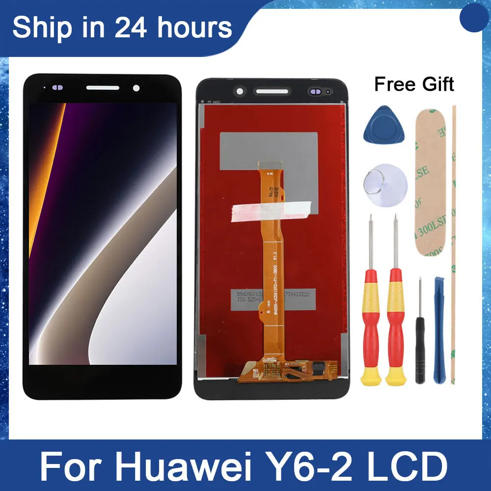 

AiNiCole 5.5'' For Huawei Honor 5A LCD Display Touch Screen Digitizer Assembly Huawei Y6-2 Y6 2 LCD Screen Replacement WithFrame