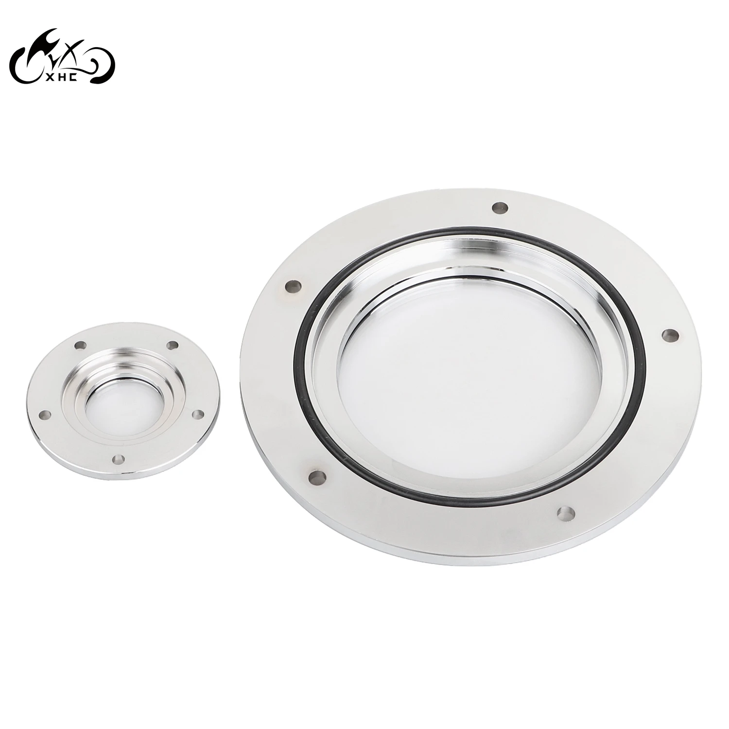 الكروم واضح CNC محرك دراجة نارية ديربي توقيت الموقت يغطي ل هارلي دينا التراث سوفتيل بجولة الطريق إلكترا الإنزلاق الملك