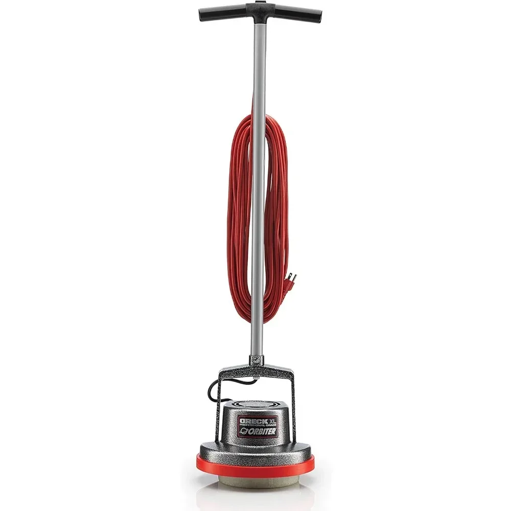 Commercial Orbiter Hard Floor Cleaner Machine, 50-Foot Long Cord, ORB550MC, Gray/Red, 1 Count (Pack of 1)