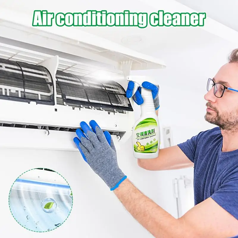 Air Condition Cleaner 500ml Multipurpose Cleaner Foam Cleaner All Purpose Effective Multisurface Cleaner Spray Gentle Cleaning