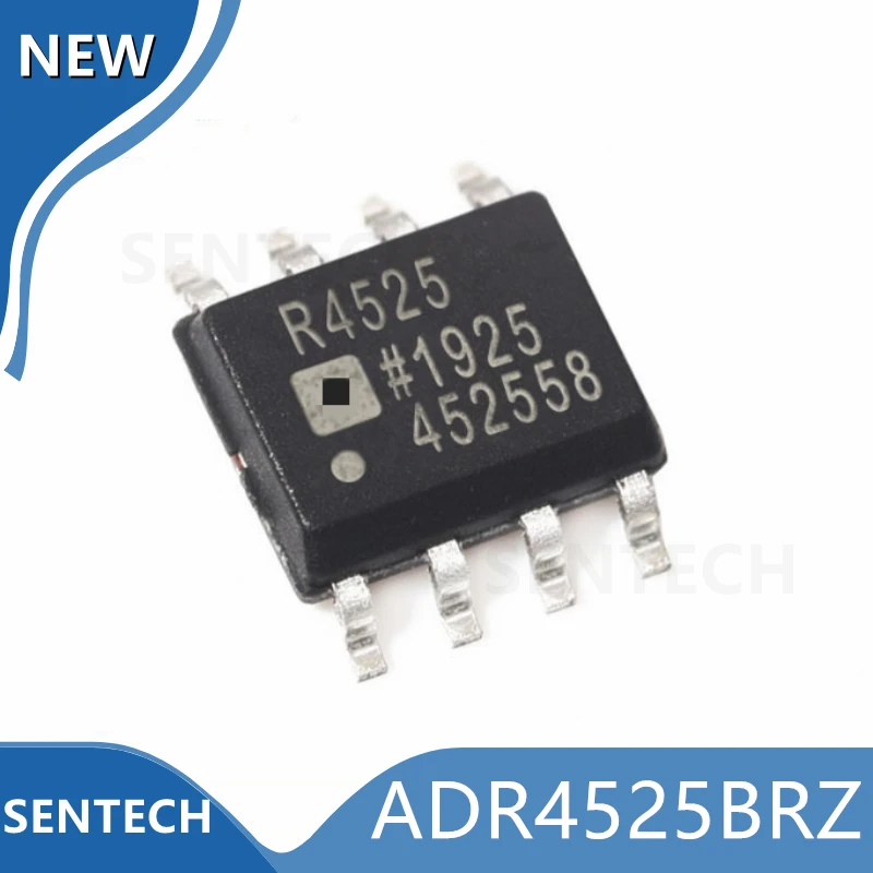 10pcs/lot 100% NEW Original ADR4525BRZ SOIC-8 (R4525) Ultra-low noise, high precision 2.5V voltage reference.