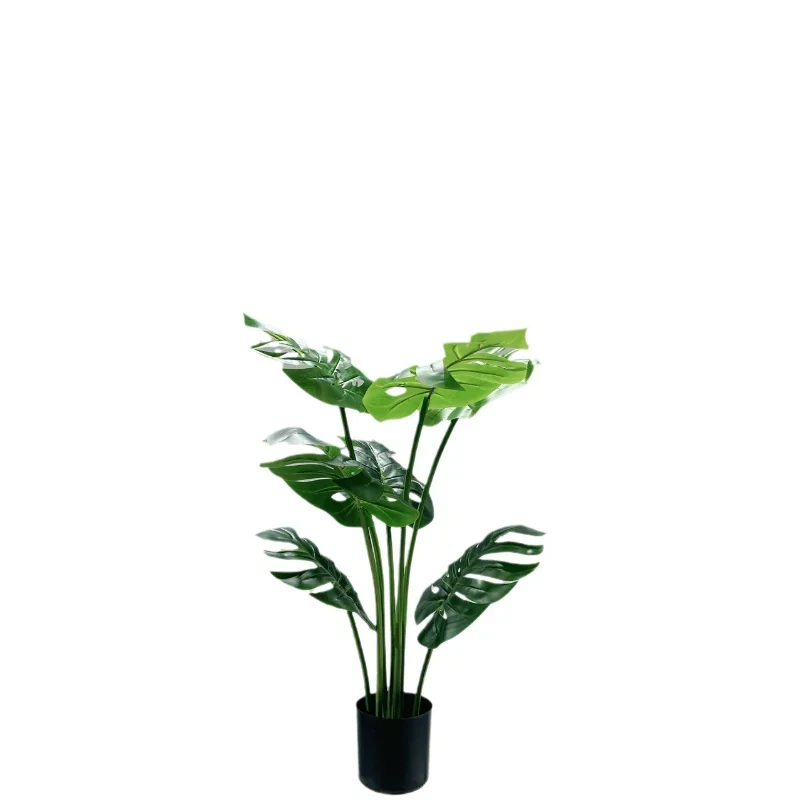 Nordic wind simulation plant fake potted plant large living room floor-to-ceiling bonsai