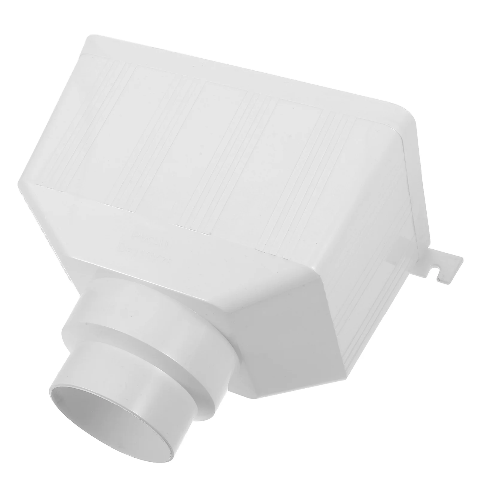 Filter Drain Pipe Rainwater Drainage Downpipe Gutter Accessory Universal for Downspout Outdoor White
