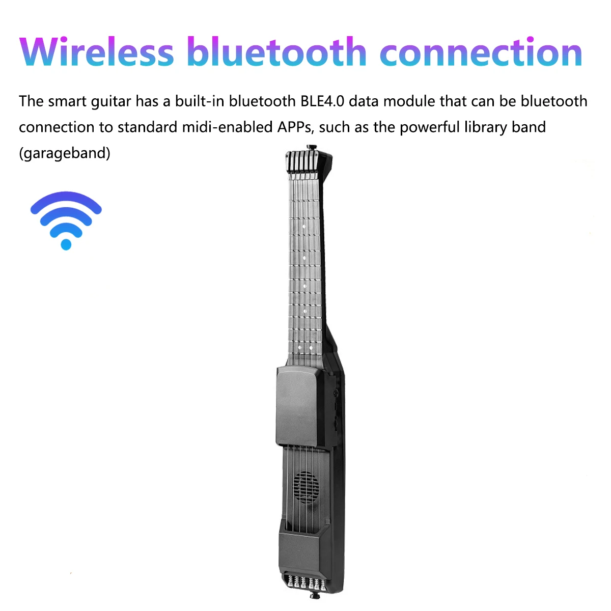 ポータブルスマートポケットギター,7〜12フレット,多機能ロック