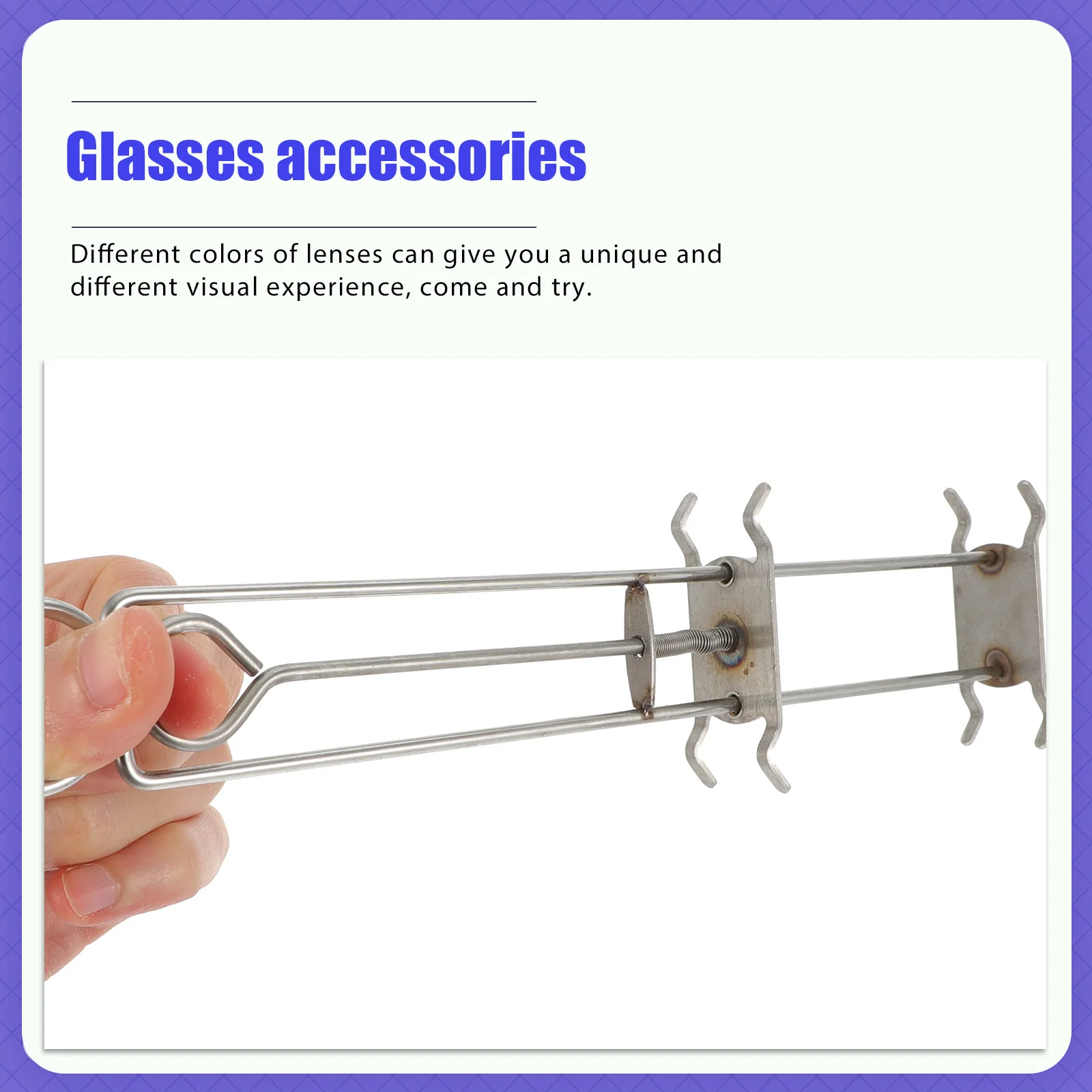 

Coloring Bracket Stainless Spring Tint Holder For Eyeglasses Diy Dyeing Tool Lens Tinting Rack Lens Fixing Stand