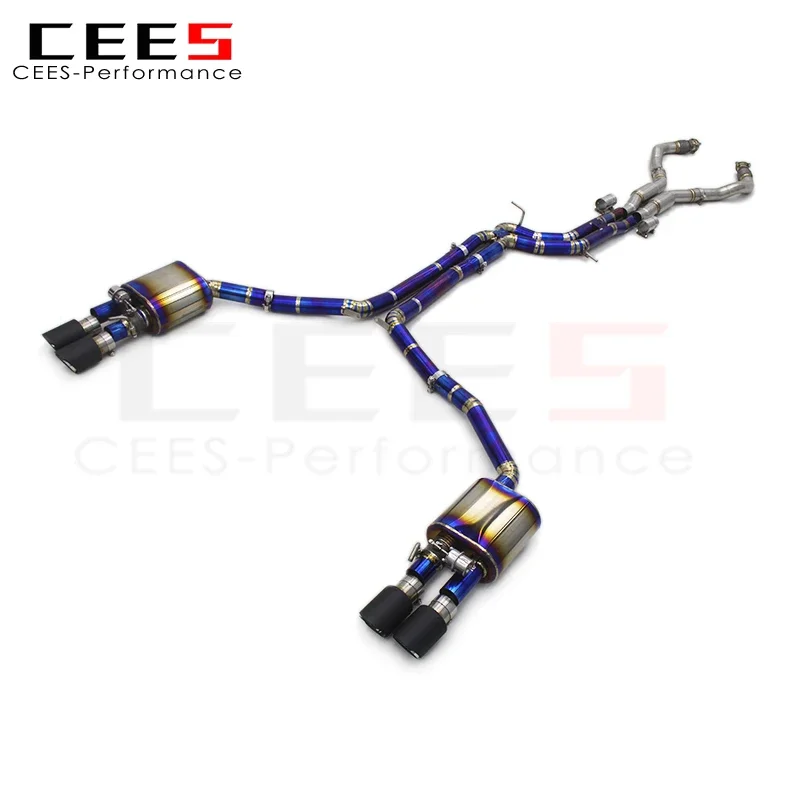 

CEES Performance Valved Catback Exhaust System for Audi S6 S7 C7 4.0T 2013-2018 Racing Car Exhaust Pipe Muffler