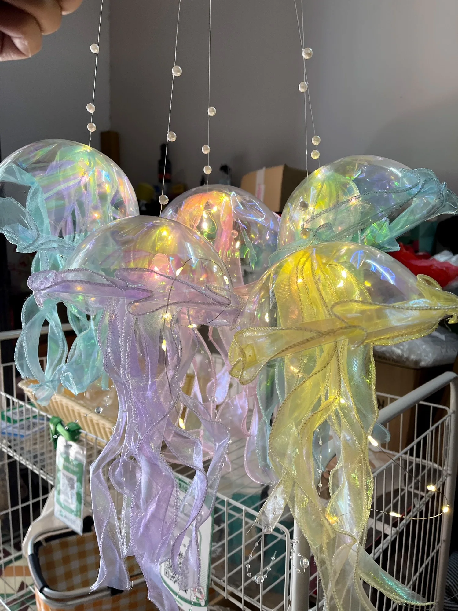 

Colorful Jellyfish lantern Ocean Animals Party Decor Under The Sea Theme Girl Birthday Party Decor Jellyfish Lantern Photo Props