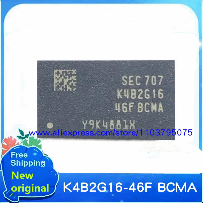 5PCS/LOT K4B2G16-46FBCMA K4B2G1646F-BCMA K4B2G1646FBCMA BGA 100% New original stock